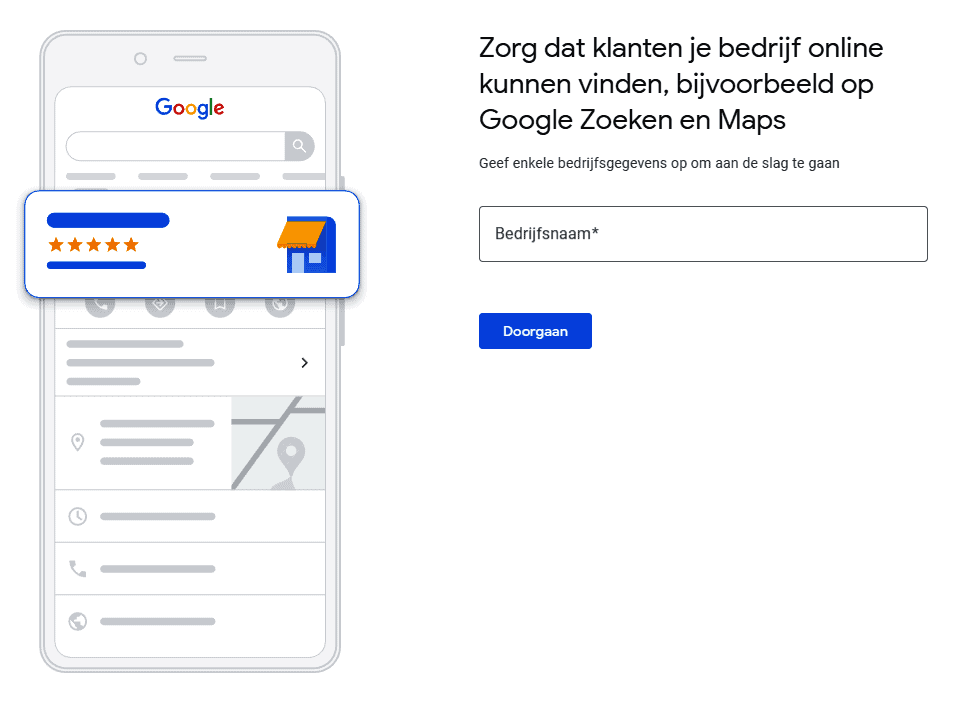 Google Bedrijfsprofiel Profiel Aanmaken